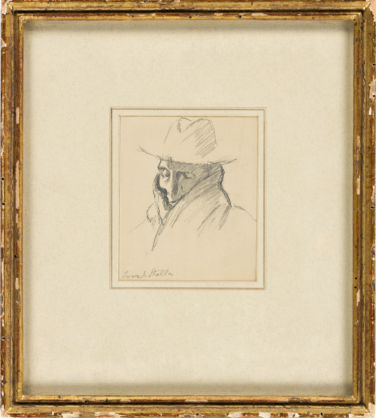 JOSEPH STELLA (1877-1946) Two portrait drawings.
